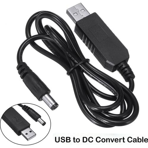 USB to DC 12V Charging Cable 1M USB Port to DC Power Cable Connector For Electronic Devices USB to DC Convert Cables