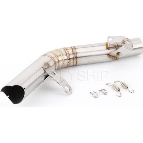 For Suzuki GSXR 600 750 2011 to 2019 GSXR 750 GSXR750 GSXR600 Escape Catalyst Cat Delete Pipe Motorcycle Exhaust Decat Link Pipe