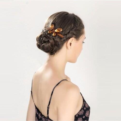 Crystal Hair Clip - Butterfly Hairpin - Rhinestone Hair Accessory Jewelry Ornament Barrette for Women Ladies Tiara Wedding