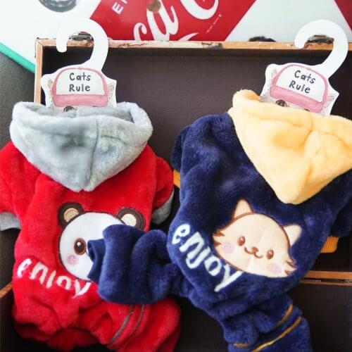Winter Warm Apparel Puppy Pet Jumpsuit Apparel Coats Animals Clothing Hoodies For Pet Small Large Dog Coat Jackets for chihuahua