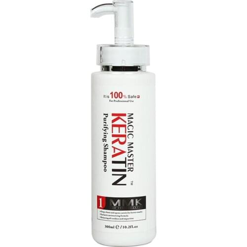 300ml Shampoo MMK Magic Master Keratin Purifying Shampoo Before Hair Keratin Treatment Straighten for Hair