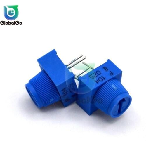 5pcs/Lot 3386P-1-103 10K Adjustable Potentiometer with Cap Variable Resistors 10k Trimmer Potentiometers PC Pins Through Hole
