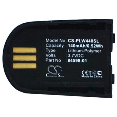 Cameron Sino 140mah battery for MICROSOFT Lync 2010 Office Communicator 2007 for PLANTRONICS 86507-01 Savi 440 WH500 84598-01