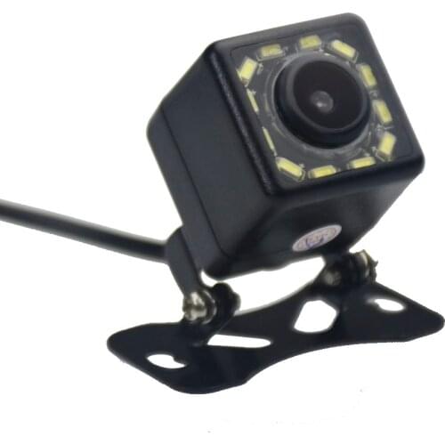 12 LED Light Night Vision Car Rear View Camera Universal Backup Parking Camera Waterproof 170 Wide Angle HD Color Image