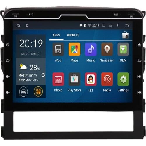 10.2" 2 din Android 10 for Toyota Land Cruiser 200 LC200 LC 200 GX 2016-19 Car DVD Player GPS Navigation Radio BT Tape Recorder