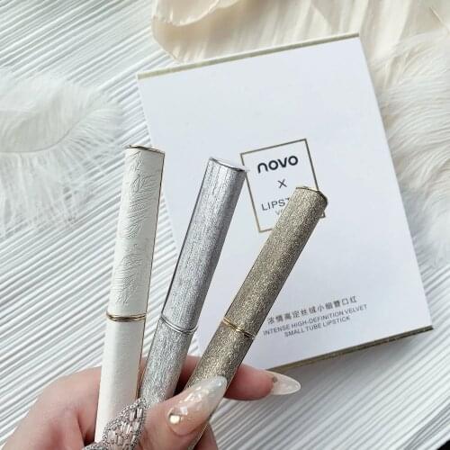 Sparkling Shiny Soft Lipstick Velvet Matte Smooth Lightweight Lip Tint Waterproof Lip Balm Long Lasting Moisturizing Lip Makeup