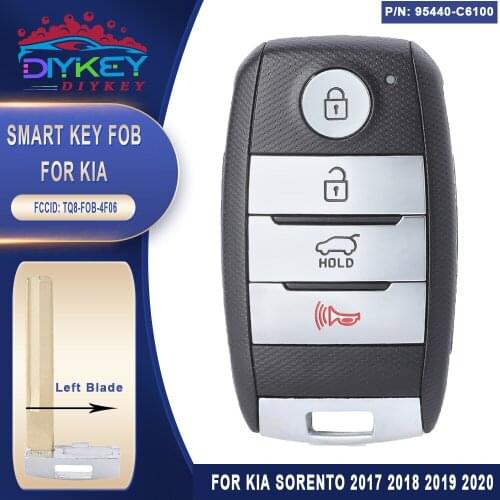 DIYKEY 95440-C6100 TQ8-FOB-4F06 Smart Key 4 Button 433MHz Fob Transmitter for 2019 2020 KIA Sorento