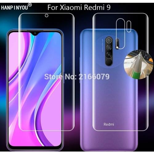 For Xiaomi Redmi 9 Redmi9 6.53" Clear TPU / Matte Anti-Fingerprints Hydrogel Full Cover Soft Screen Protector Film