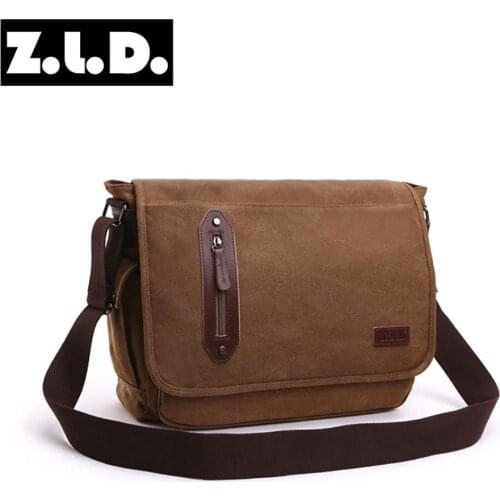 Canvas Mens Crossbody Bags Male Luxury brand Messenger Bag Cross Body Mens Satchel Pack Laptop Shoulder Bag For Men
