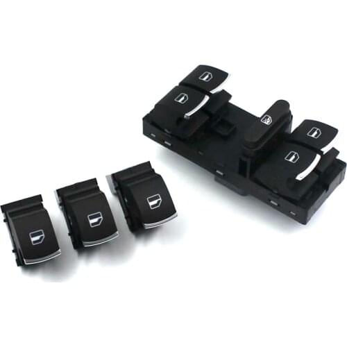 OEM Chrome Window Glass Lifter Window Switch Regulator for VW Passat CC B7 Tiguan Golf 6 MK6 JETTA Touran