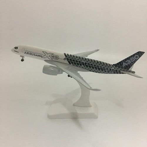 JASON TUTU 20cm Airbus A350 Boeing b747 Plane Model Airplane Model Aircraft Model 1:300 Diecast Metal Airbus A380 planes toys