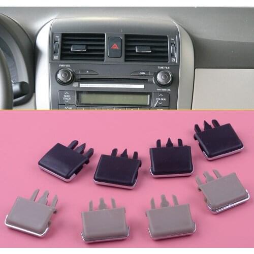 Car Center Dash A/c Vent Louvre Blade Slice Air Conditioning Leaf Clip For Toyota Corolla 2004 - 2007 2008 2009 2010