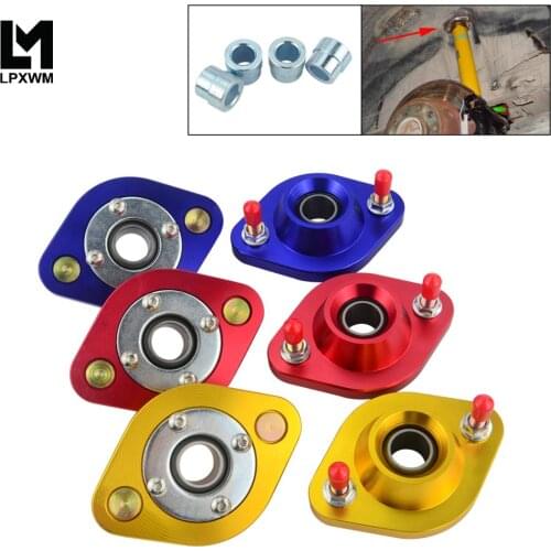Shock TOP Mount Set FOR BMW E30 E36 E46 Z3 Pillow Ball Rear Upper Camber Plates THM02