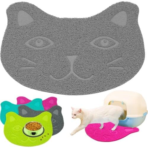 Waterproof Dog Cat Litter Mats Anti-slip Dogs Feeding Mat Thick PVC Pets Food Water Bowl Placemat Pad Easy Cleaning Dog Supplies