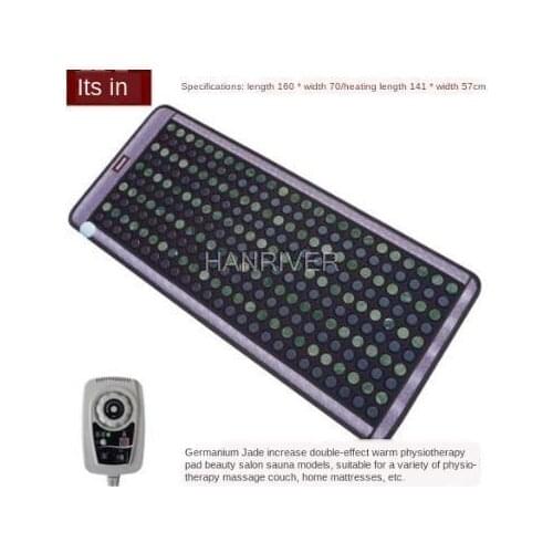 Jade heating pad beauty bed physiotherapy regimen Germanic stone Tomalin bian-stone pad winter sweat steam health heating mattre