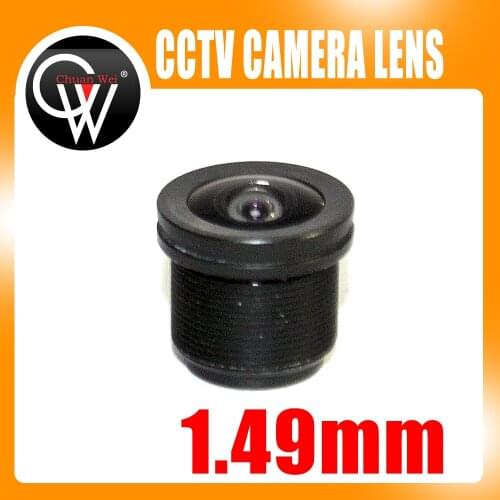 New 1.49mm lens 1/4" M12 CCTV Board Lens For CCTV Security Camera /HD IP Camera Free Shipping