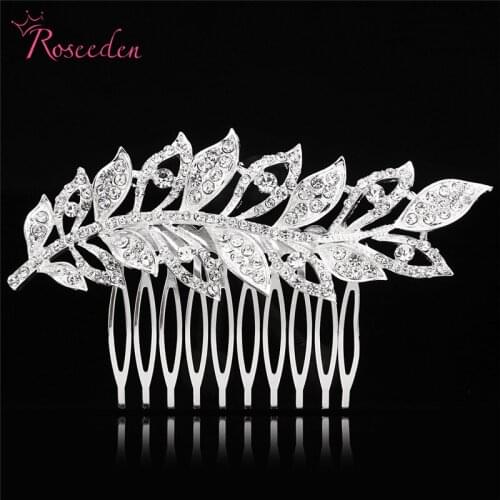 Hot sale simple shape starry hair comb Western style luxury hairpin Princess queen pageant hair accessories RE894