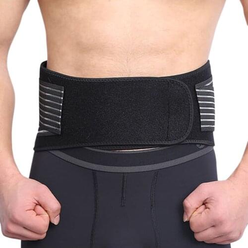 Adjustable Double Pull Lumbar Brace/Lower Back Belt, Pain Relief - Breathable & Lightweight Material - Wide Support
