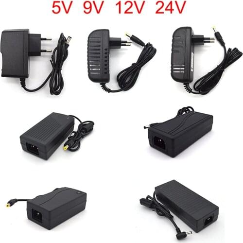 5V 9V 12V 24V Universal Power Supply Adapter 1A 2A 3A 5A 6A 8A 10A Adjustable Charger Adaptor 220V AC Converter Power Supply