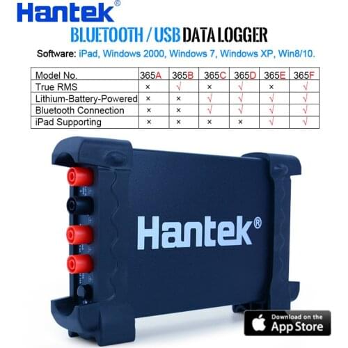 Hantek 365A USB Data Logger Records Voltage Current Diodes Resistance Capacitance Usb Interface Oscilloscope