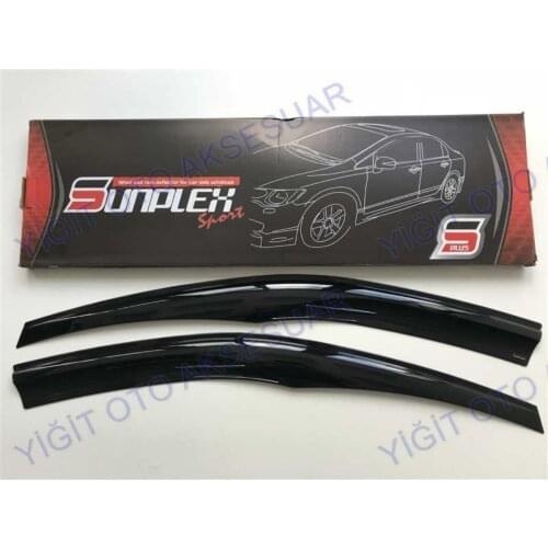 For FORD COURIER Rain Wind Deflector 2014-2018 Sunshade Curtains Car Windshield Auto Accessory Universal Spilitter Mud Flaps