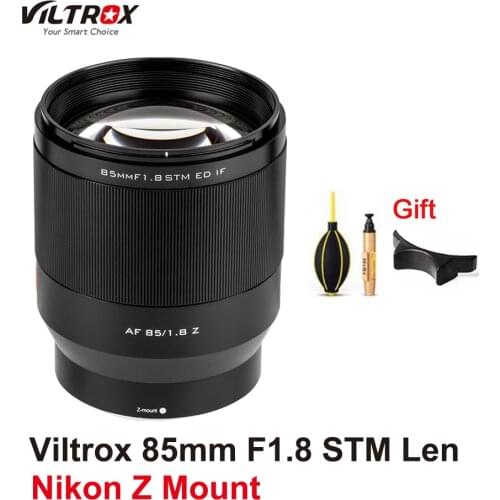 Viltrox 85mm F1.8 Full Frame Camera Lens STM Auto Focus Fixed Focus Lens for Nikon Z Mount Camera Z5 Z6 Z7 Z50 Z7II Z6II