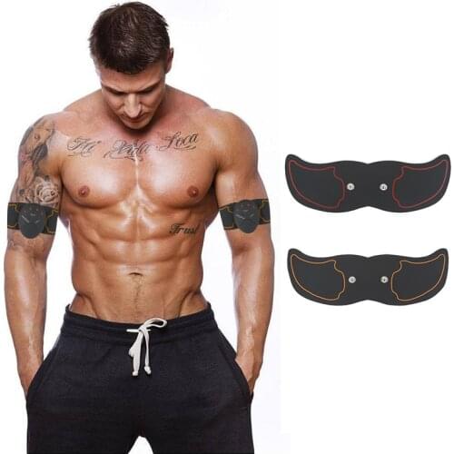 1pc Slim Arm Muscle Stimulation Massage Pads Fitness Instrument Arm Muscle Training Exerciser Massage Pad for Fitness Equipment
