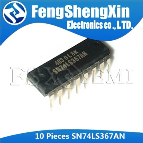 10pcs SN74LS367AN DIP16 SN74LS367 DIP HD74LS367AP HD74LS367 74LS367 DIP-16 HEX BUS DROVERS WITH 3-STATE OUTPUTS IC
