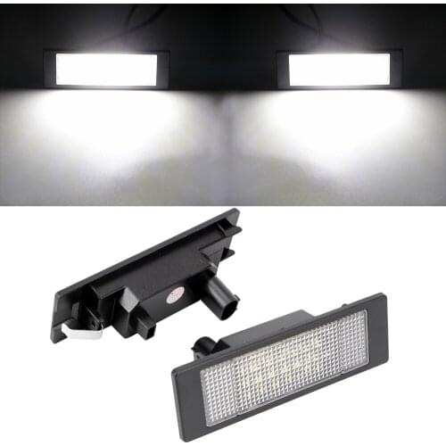 2pcs/lot 24 LEDs Trunk Lamp Car LED License Number Plate Light Car Light Source for BMW E81 E87 E63 E64 E89 Z4 F20 F21
