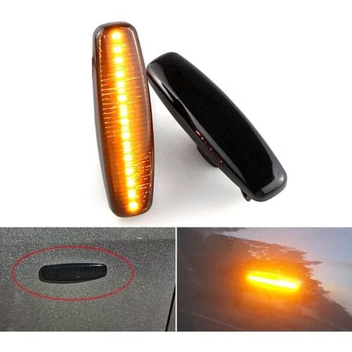 2PCS Led Side Marker Turn Signal Light for Infiniti EX25 EX35 EX37 FX35 FX37 FX50 for Nissan Fuga Murano Pathfinder Skyline