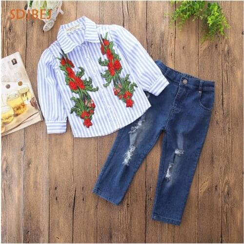 2020 Baby Girl Summer Clothes Floral Girls Clothes Roupas Meninas Girls Sets Fashion Girl Clothing Set Roupa Infantil Menina