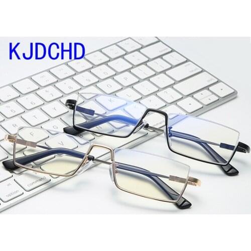 2020 new fashion men and women anti-blue light reading glasses anti-radiation ultra-light retro glasses