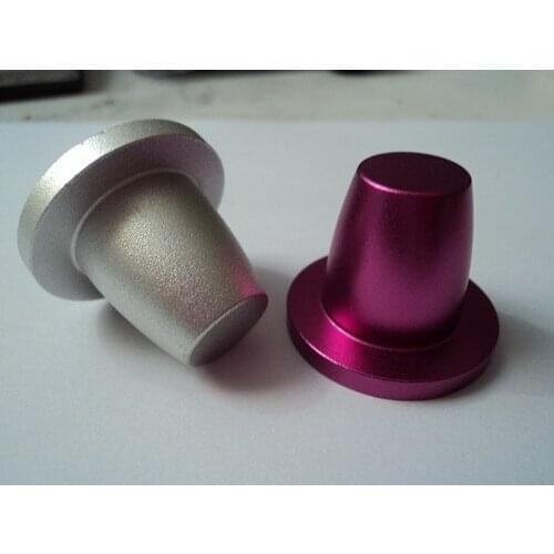 Diameter 34mm, height 27mm,Aluminum volume knob.(Silver and black and red)