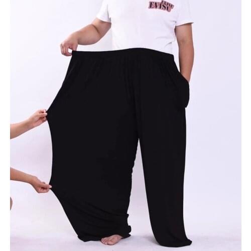 Mens big bottoms pants 260KG plus size 15XL 16XL loose stretch large size 66 60 62 summer sleep pants home wear 50 52 54 56 58