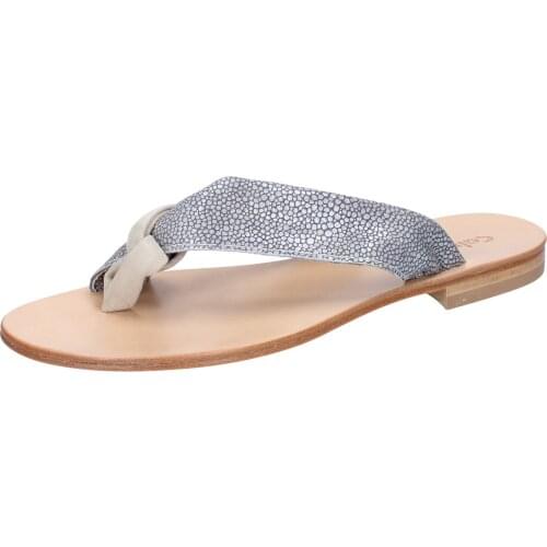 CALPIERRE sandals women suede gray