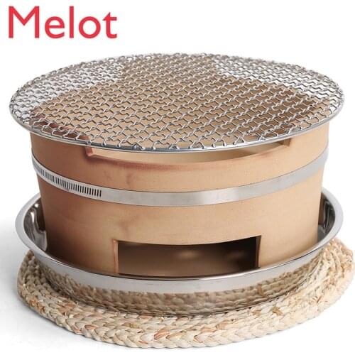 Stove Alcohol Stove Dual-Purpose Barbecue Suit Clay Stove Charcoal Stove Carbon Burning Charcoal Stove Charcoal Stove Hot Pot