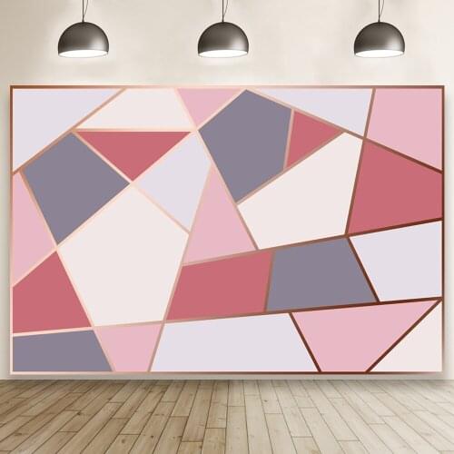 Personality Marble Geometric Pattern Color Background Portrait Photography Prop Birthday Baby Shower Commemorative Home Banner