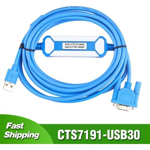 CTS7 191-USB30 For CO-TRUST CTSC-100 CTSC-200 CPU PLC Programming Cable Download Line
