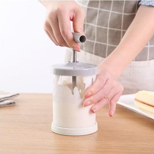 Creative Manual Cream Whisk Household DIY Cake Cream Whisk Blender Foamer Baking Tools