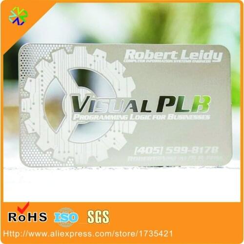 Super factory best price metal stainless steel card,cut out stainless cards
