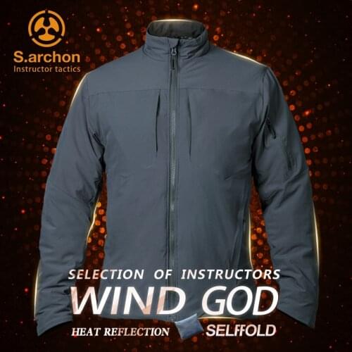 S.archon Instructor Tactics Fengshen new cotton clothing mens stretch thickened warm outdoor windproof and waterproof jacket