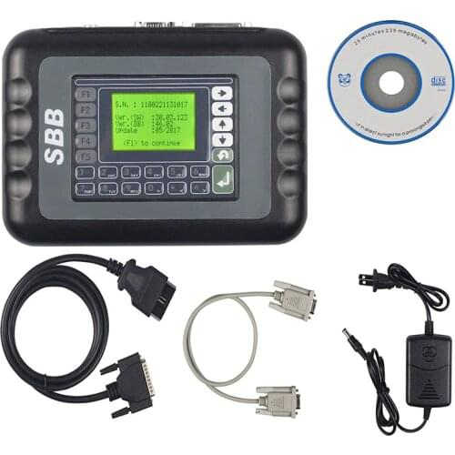 New Professional High Performance SBB Key Programmer V46.02 Multi-Language Programming Key In Immobilizer Copy Transponder Meter