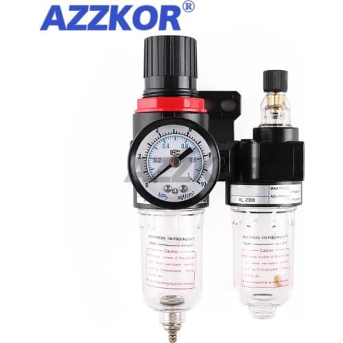 AFC2000 Pneumatic Parts Air Source Processor with Regulator Valve Filter Oil Mister Air Compressor Separator Filter Airbrush
