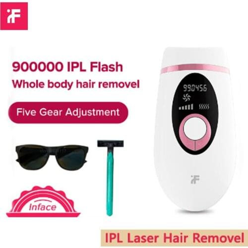 Youpin IPL Hair Removal Instrument Home Use Portable Skin Laser Epilator Hair Removal Whole Body Painless Hair Removal Device