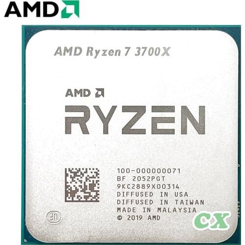 AMD Ryzen 7 3700X R7 3700X 3.6 GHz Eight-Core Sixteen-Thread CPU Processor 65W 7NM L3=32M 100-000000071 Socket AM4
