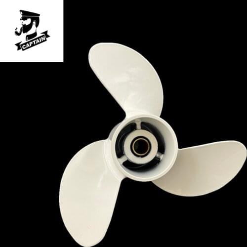 7.8x8 Propeller Fit Mercury Tohatsu Mariner Outboard Engines 4HP 5HP 6 HP Aluminum 12 Tooth Spline RH 48-812951A02