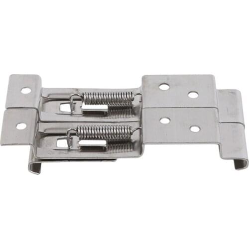 European Car License Plate Frame Holder Trailer Number Plate Clips Spring Loaded Stainless Steel Bracket