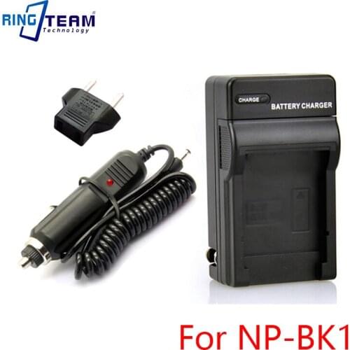 NPBK1 NP-BK1 Battery Charger BC-CSK and DC Car Adapter for Sony Digital Camera Cyber-Shot DSC-S750 S780 S950 S980 W180 W190 W370