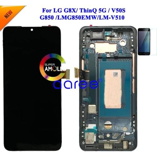 AMOLED LCD Display Original For LG G8X LCD Display For LG V50S G850 LCD Display Screen Touch Digitizer Assembly