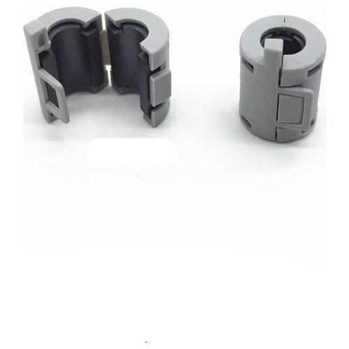 10 pcs Removable Buckle Anti-Interference Filter Shielding Magnetic Ring Inner Diameter 7MM Nickel-Zinc Ferrite Magnetic Core